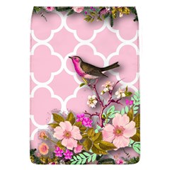 Shabby Chic, Floral,pink,birds,cute,whimsical Flap Covers (l)  by NouveauDesign