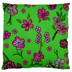 Visions Of Pink Large Cushion Case (Two Sides)