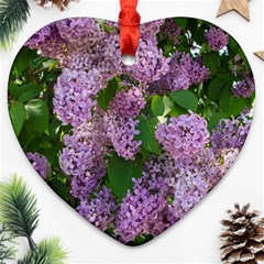 Lilacs 2 Ornament (heart)