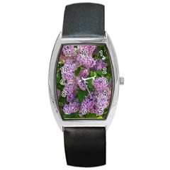 Lilacs 2 Barrel Style Metal Watch by dawnsiegler