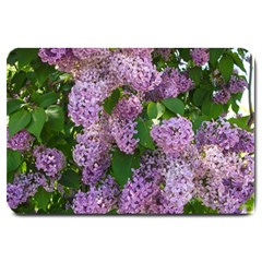 Lilacs 2 Large Doormat  by dawnsiegler