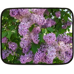 Lilacs 2 Fleece Blanket (mini) by dawnsiegler