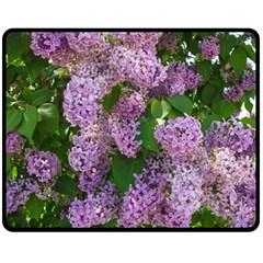 Lilacs 2 Fleece Blanket (medium)  by dawnsiegler