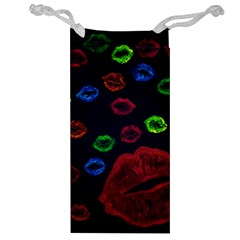 Hot Lips Jewelry Bag by dawnsiegler