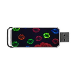 Hot Lips Portable Usb Flash (two Sides) by dawnsiegler