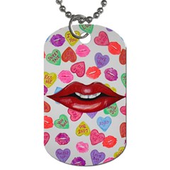 Aahhhh Candy Dog Tag (one Side) by dawnsiegler