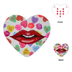 Aahhhh Candy Playing Cards (heart)  by dawnsiegler