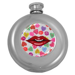 Aahhhh Candy Round Hip Flask (5 Oz)