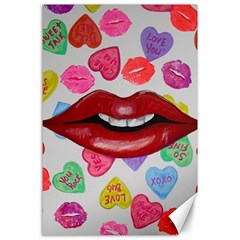 Aahhhh Candy Canvas 24  X 36  by dawnsiegler