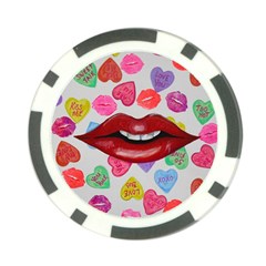 Aahhhh Candy Poker Chip Card Guard (10 Pack) by dawnsiegler