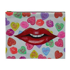 Aahhhh Candy Cosmetic Bag (xl) by dawnsiegler