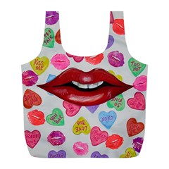 Aahhhh Candy Full Print Recycle Bags (l)  by dawnsiegler