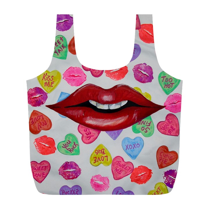 Aahhhh Candy Full Print Recycle Bags (L) 