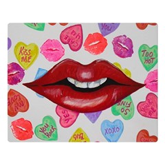 Aahhhh Candy Double Sided Flano Blanket (large) 