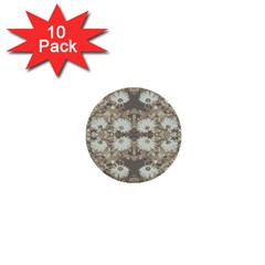 Vintage Daisy Floral Pattern 1  Mini Buttons (10 Pack)  by dflcprints