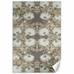 Vintage Daisy Floral Pattern Canvas 20  X 30   by dflcprints