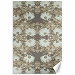 Vintage Daisy Floral Pattern Canvas 24  x 36  23.35 x34.74  Canvas - 1