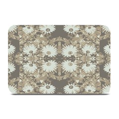 Vintage Daisy Floral Pattern Plate Mats by dflcprints