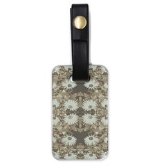 Vintage Daisy Floral Pattern Luggage Tags (one Side)  by dflcprints