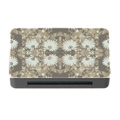 Vintage Daisy Floral Pattern Memory Card Reader With Cf by dflcprints