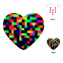 Squares Playing Cards (heart) 