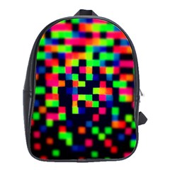 Squares School Bag (large) by dawnsiegler