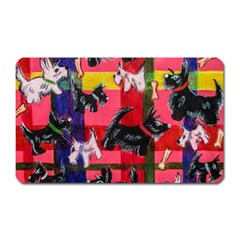 Scotties Magnet (rectangular) by dawnsiegler