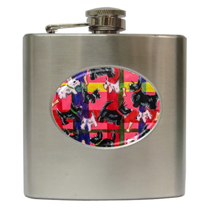 Scotties Hip Flask (6 oz)