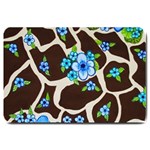 Floral Giraffe Print Large Doormat  30 x20  Door Mat