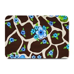 Floral Giraffe Print Plate Mats by dawnsiegler