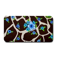 Floral Giraffe Print Medium Bar Mats by dawnsiegler