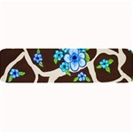 Floral Giraffe Print Large Bar Mats 32 x8.5  Bar Mat