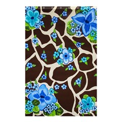 Floral Giraffe Print Shower Curtain 48  X 72  (small) 