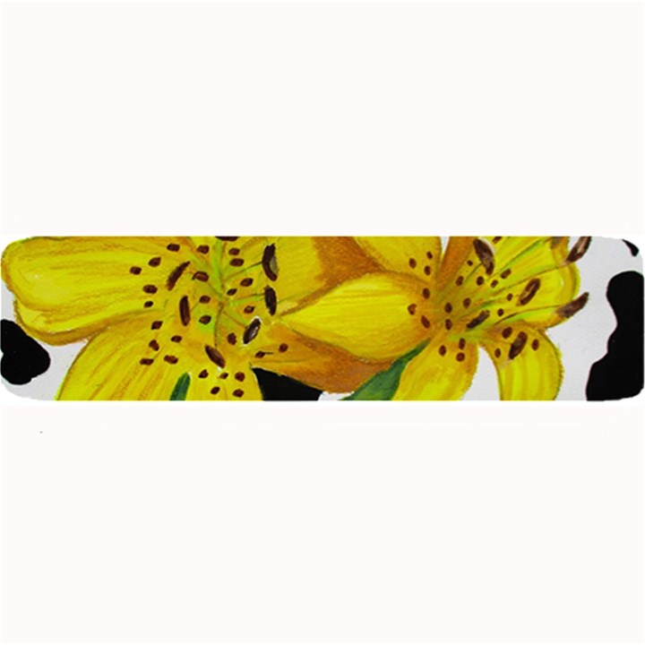 Floral Cow Print Large Bar Mats