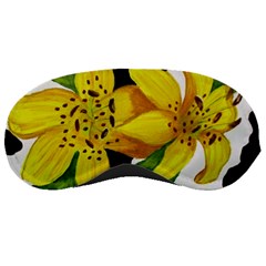 Floral Cow Print Sleeping Masks by dawnsiegler