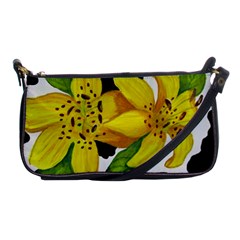 Floral Cow Print Shoulder Clutch Bags by dawnsiegler