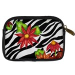 Floral Zebra Print Digital Camera Cases Back