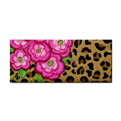 Floral Leopard Print Cosmetic Storage Cases by dawnsiegler