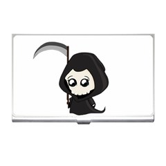 Cute Grim Reaper Business Card Holders by Valentinaart