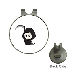 Cute Grim Reaper Hat Clips With Golf Markers by Valentinaart