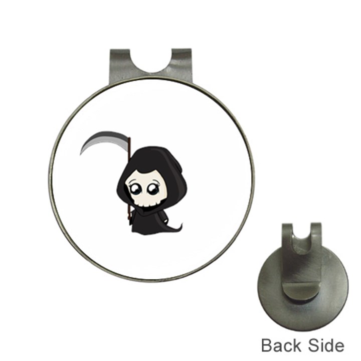 Cute Grim Reaper Hat Clips with Golf Markers