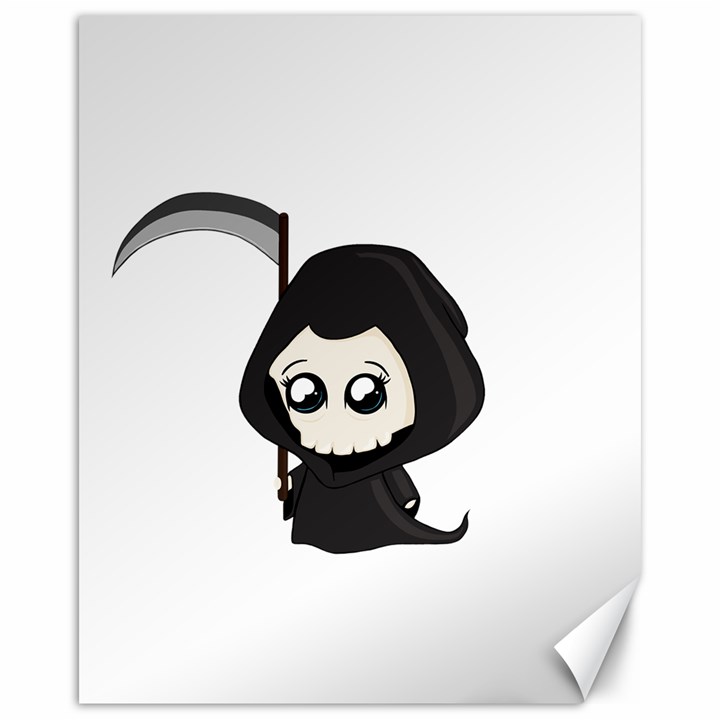 Cute Grim Reaper Canvas 16  x 20  