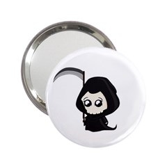 Cute Grim Reaper 2 25  Handbag Mirrors by Valentinaart