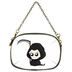 Cute Grim Reaper Chain Purses (one Side)  by Valentinaart