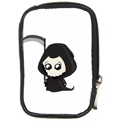 Cute Grim Reaper Compact Camera Cases by Valentinaart