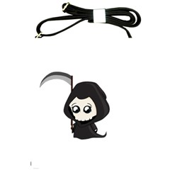 Cute Grim Reaper Shoulder Sling Bags by Valentinaart