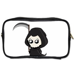 Cute Grim Reaper Toiletries Bags 2-side by Valentinaart