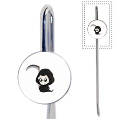 Cute Grim Reaper Book Mark by Valentinaart