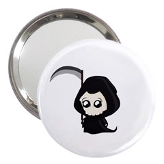 Cute Grim Reaper 3  Handbag Mirrors by Valentinaart