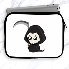 Cute Grim Reaper Apple Ipad 2/3/4 Zipper Cases by Valentinaart